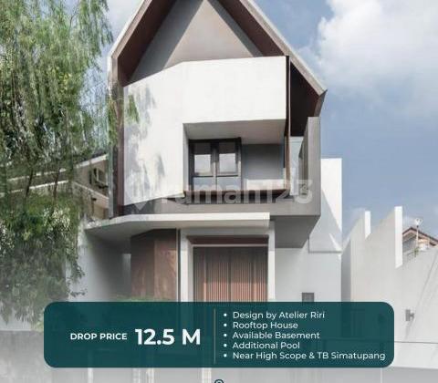 Roofhouse with Pool Design by Atelier Riri @Cilandak