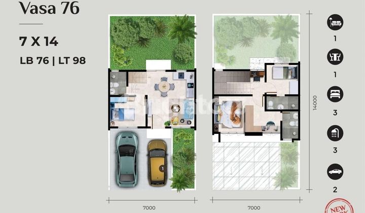 dekat pusat shopping mall dekat pusat pariwisata 2