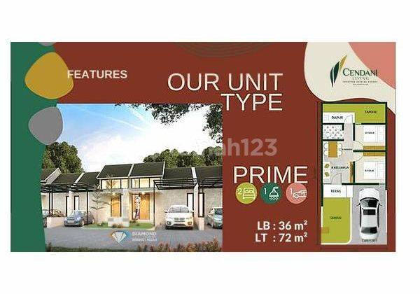 Cendani Living Rumah Murah Harga 400 Jutaan Cicilan 2 Jutaan DP 0 Free Biaya2 1