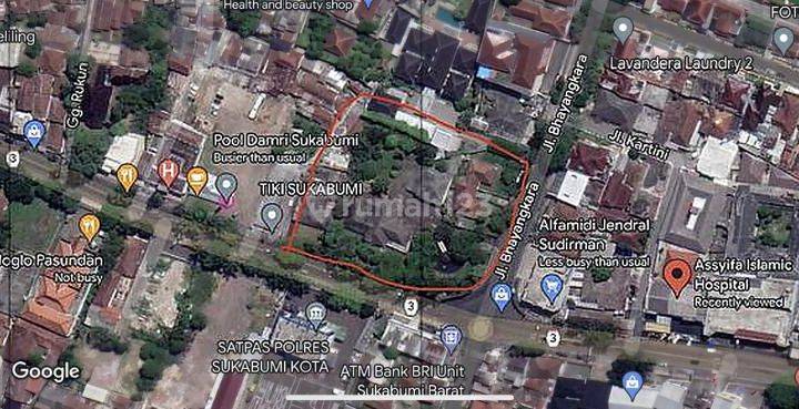 Rumah Tanah Luas 4000 M di Tengah Kota Sukabumi Area Komersial 2