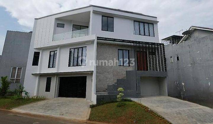 Rumah Hoek 3 Lantai Luas 214m2 Type 4+2KT di Cluster Costarica Modernland Tangerang City 1