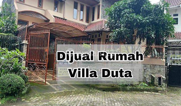 rumah di tengah kota di villa duta semi furnished 1