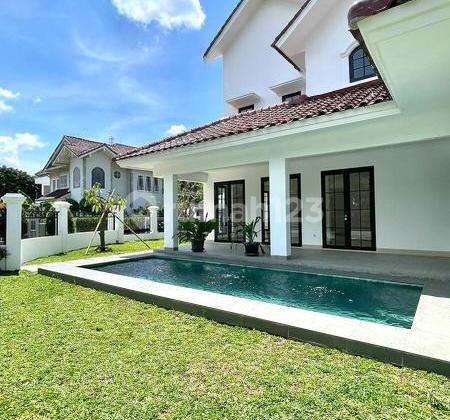 Renovated French Mediterranean Style Lebak Bulus, South Jakarta.