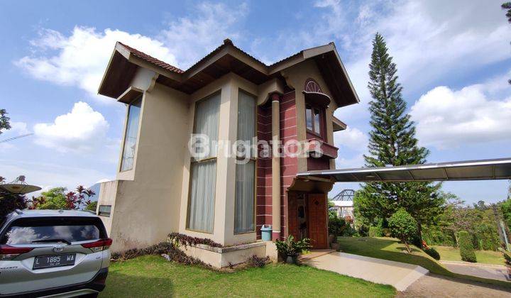 VILLA SIAP PAKAI 2 LANTAI LINGKUNGAN AMAN ASRI VIEW GUNUNG PUNCAK TRAWAS DEKAT VANDA DAN PACET 1