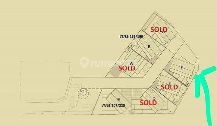 Di Jual / Di Sewakan 3 Unit Rumah Baru Ready Kemang 17 Dalam.cluster 2