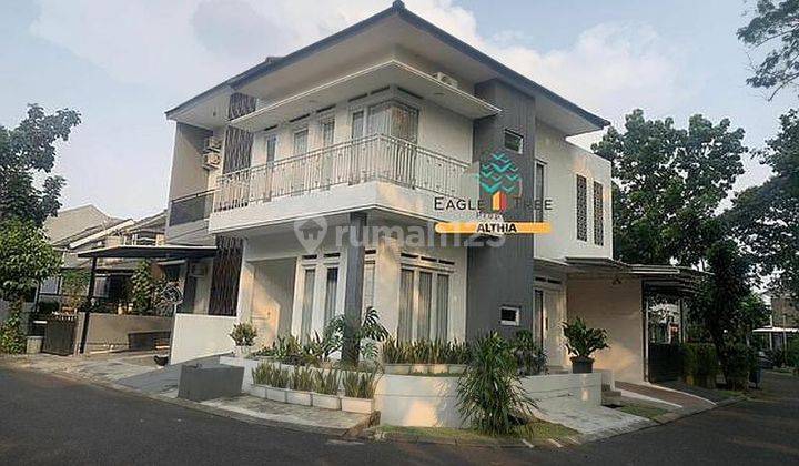 Rumah Cepat Hook Luas 2 Lantai dalam Cluster di Graha Raya 1