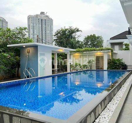 Rumah baru mewah furnished w/pool di cempaka putih 2