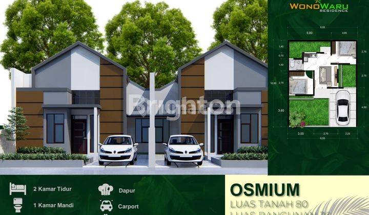 Rumah Baru Type Osmium Wonowaru Residence Malang 2