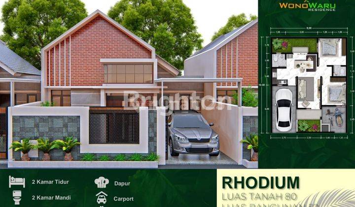 Rumah Baru Type Rhodium 52 Wonowaru Residence Malang 1