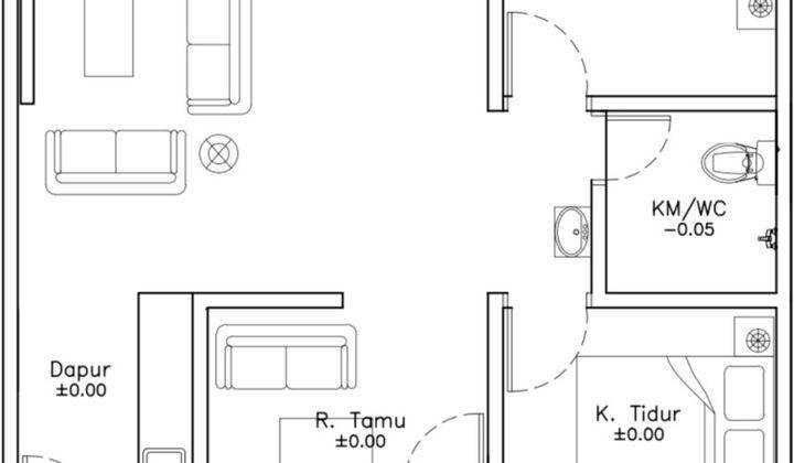 Rumah Baru Pondok Tjandra Nanas Sidoarjo siap huni lokasi bagus 2