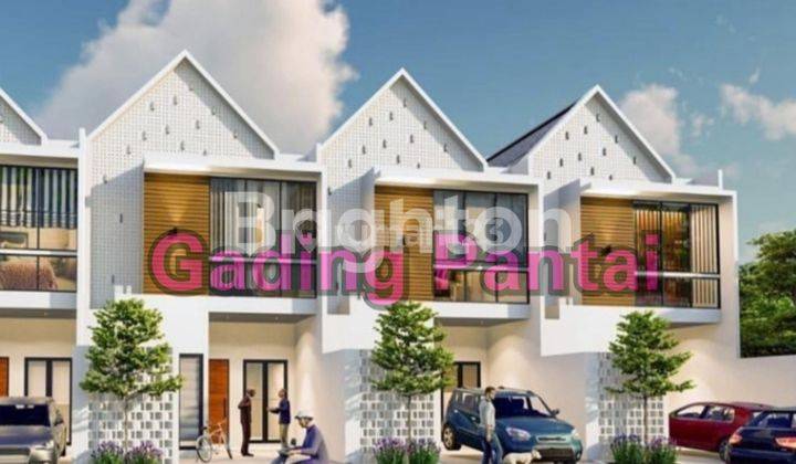 model scandinavian rumah gress 2 lantai 1