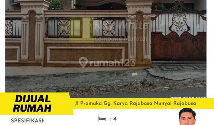 Rumah Mewah di Jalan Pramuka Gg Karya Rajabasa 1