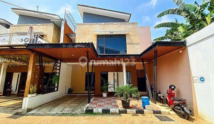 Rumah Bagus Minimalis Siap Huni di cluster di Larangan dekat halte Transjkt 1