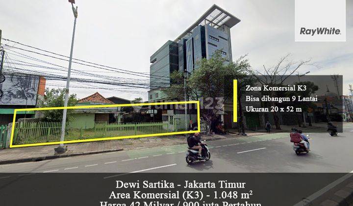 Tanah Komersial bisa 9 lantai Dewi Sartika Raya Jakarta Timur 1