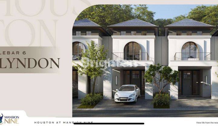 RUMAH BARU TIPE LYNDON DI MANSION NINE SURABAYA DEKAT JLLB, G-WALK, RADIAL ROAD 1