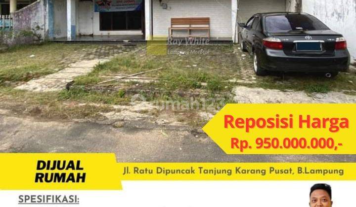 Rumah murah di tengah kota belakang central plaza lampung