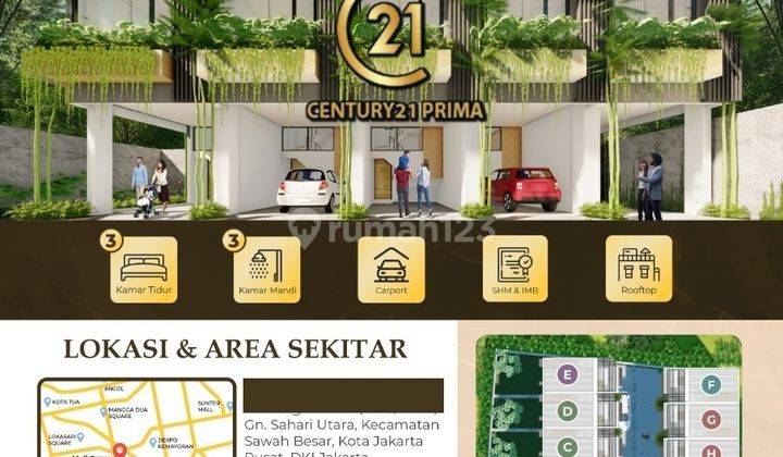 Rumah Baru Minimalis Di Gunung Sahari Sawah Besar Jakarta Pusat 1