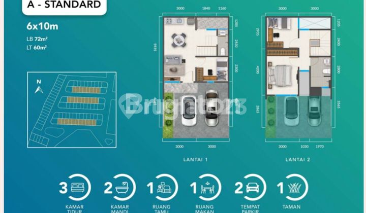 RUMAH DUA LANTAI DI CINERE MINIMALIS MODREN SELATAN JAKARTA 2