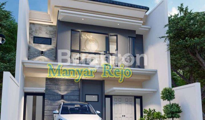 RUMAH MINIMALIS 2 LANTAI BARU GRESS TENGAH KOTA STRATEGIS DEKAT UBAYA MERR UNTAG 1