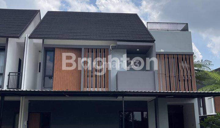 di kan rumah baru mewah dan modern Full furnished di basuki rahmat 1