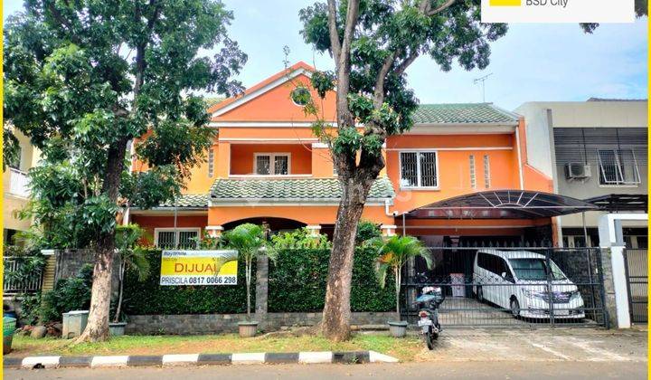 RUMAH 2 lantai Hadap Timur di PUSPITA LOKA, BSD City 1