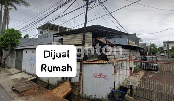 RUMAH BOJONG RAYA, JALAN DURIAN RAYA, HOEK, UK 17.3 X 15.2 M2, ROW 2 MOBIL, PINGGIR JALAN, BUTUH RENOVASI 1