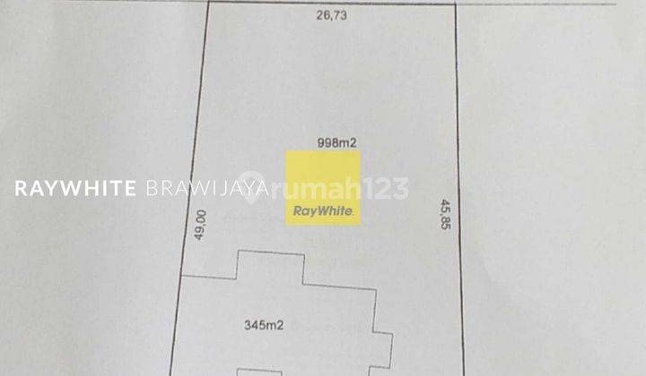 Rumah Hitung Tanah Lokasi Strategis Area Kebayoran Lama 2