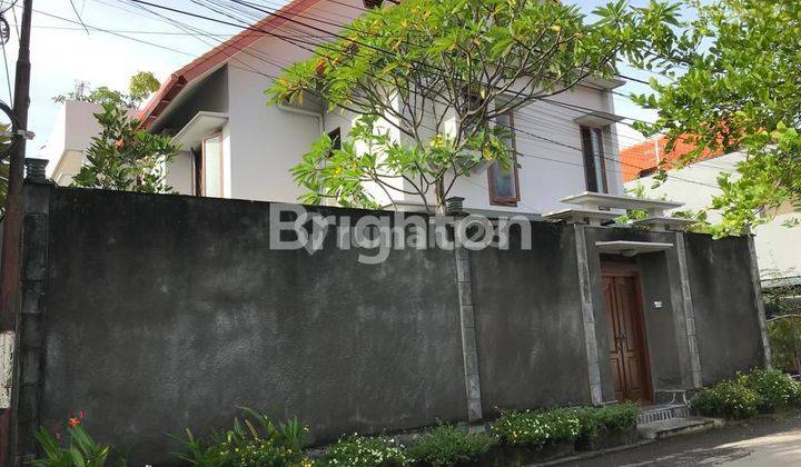 2-storey Villa model house with lots of wooden elements, With Pool and Fully furnished in the middle of Denpasar city 2