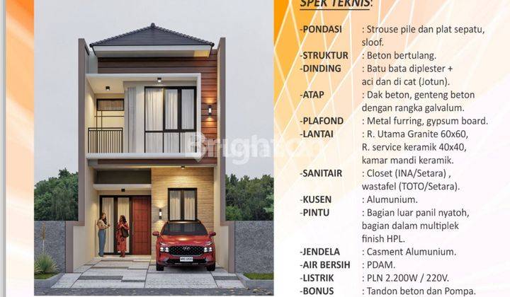 RUMAH BARU GRESS DAN SIAP HUNI 2 JEJER DI MULYOSARI UTARA SURABAYA 1