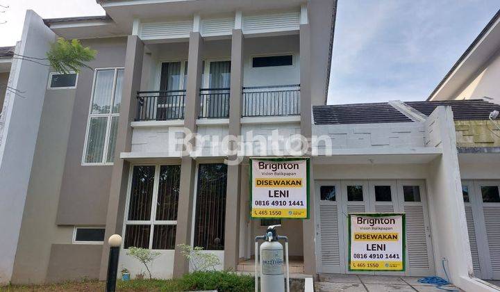 GRAND CITY BALIKPAPAN, DISEWAKAN RUMAH 2 LANTAI SIAP HUNI 