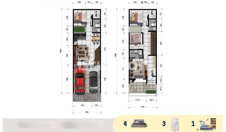 SIDOSERMO PDK NEW MINIMALIS 2 LANTAI KAVLING D 2