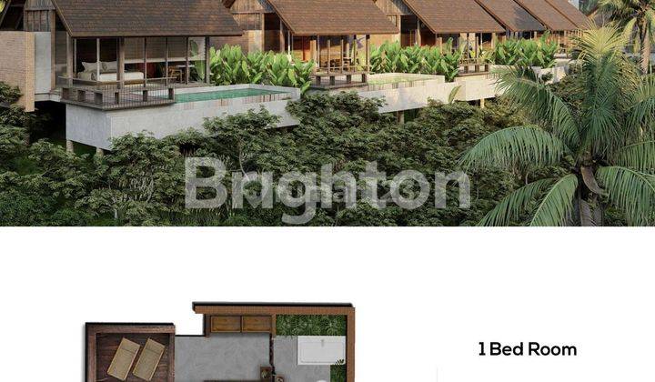 Modern Tropical Villa With Forest And River View Di Ubud 2