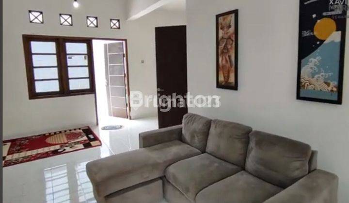 RUMAH SIAP HUNI FURNISHED DEKAT UNIKA BSB HALAMAN BELAKANG LUAS 2