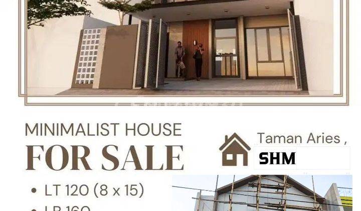 Rumah Taman Aries Brand New Harga Murah Unit Langkah 1