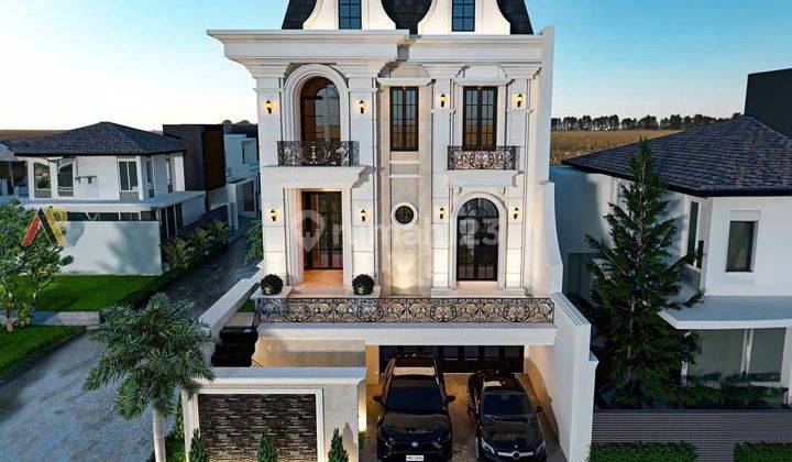 Rumah Classic Gaya Eropa Dalam Komplek Premium Dekat Cilandak Jaksel
 1