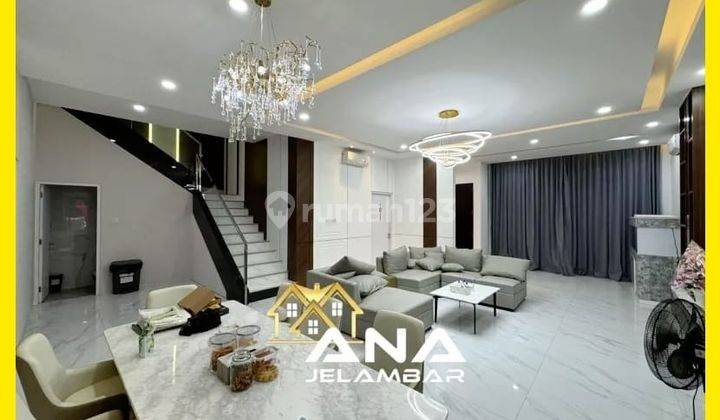 ANA RUMAH SEMI BARU UK 7.45X21M DI KOMP KAVLING POLRI JELAMBAR 2