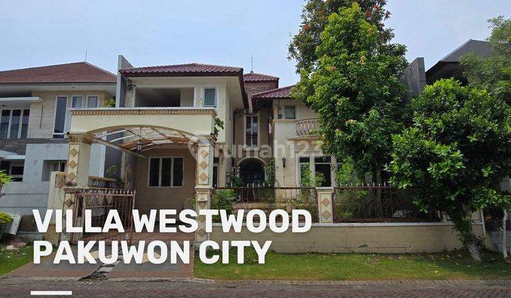 Rumah Villa Westwood Pakuwon City, STRATEGIS ROW 3 MOBIL 2