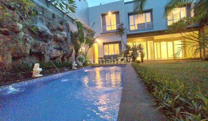 Excellent House with Nice Pool and Garden at Benda, Kemang Area (Fully Renovated) 1