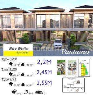 Rumah di Tenggilis Mejoyo Selatan, 2 Lantai, Minimalis, Bagus, Stock Terbatas cuma ada 6 unit  dengan harga yang berbeda - beda !!! 1