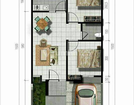 Dijual Rumah Siap Huni KPR Dp 5 juta Dekat pintu tol Kotawisata  2