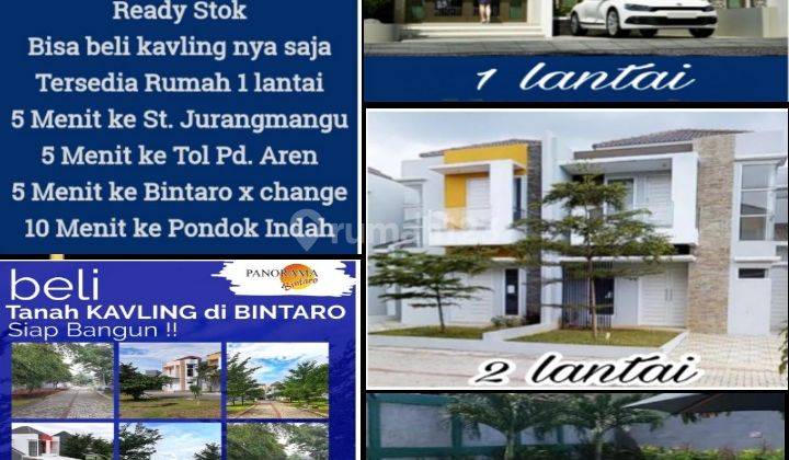 Rumah Cantik 2 lantai siap huni, bebas banjir di Bintaro 1