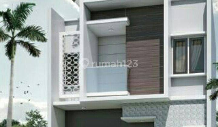 Rumah Cluster Dlima Cantik Minimalis Tiga Lantai Lokasi Hertasning 2