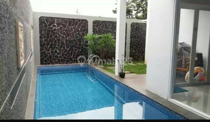 Rumah Baru di Ceger Bambu Apus Cipayung Jakarta Timur Ada Kolam Renang Keluarga, wti 2