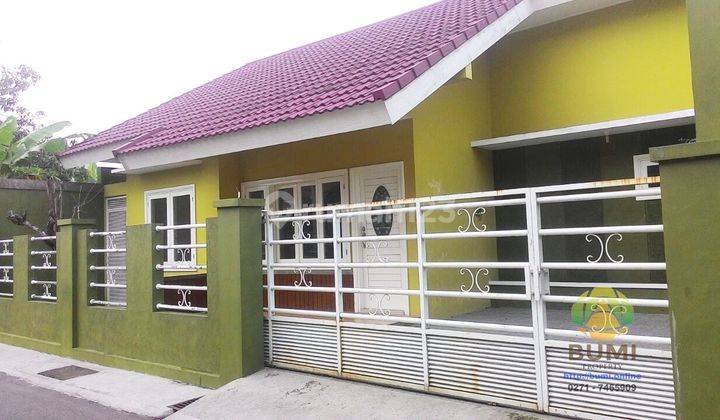 Rumah Siap Huni Lokasi tengah Kota Solo 1