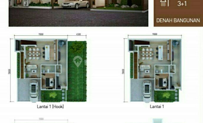 Dijual Rumah 2 lt Townhouse Casa Aldea @ Durian Jagakarsa, Jaksel 2