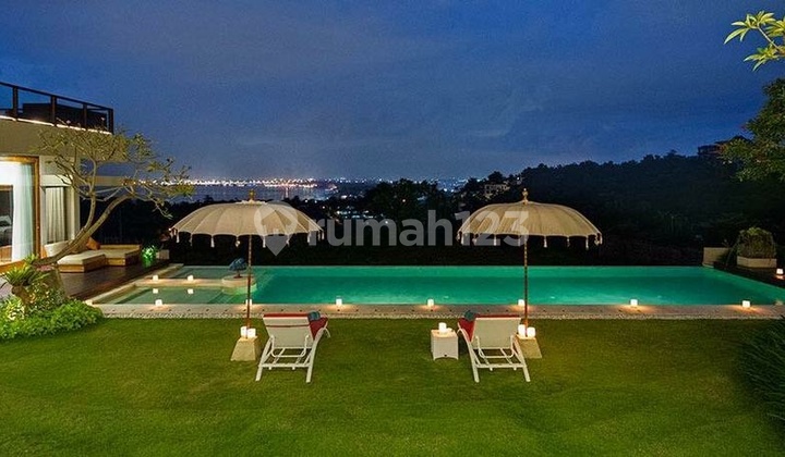 Turun Harga ...absolutely Luxury Freehold Villa With Outstanding Ocean View Near Gwk At Ungasan Jimbaran (*drop Price From 30 Milyar To Idr 28 Milyar Negotiable) 2