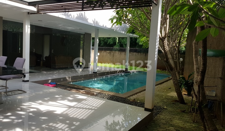 a modern tropical home in a nice neighborhood in DKI area