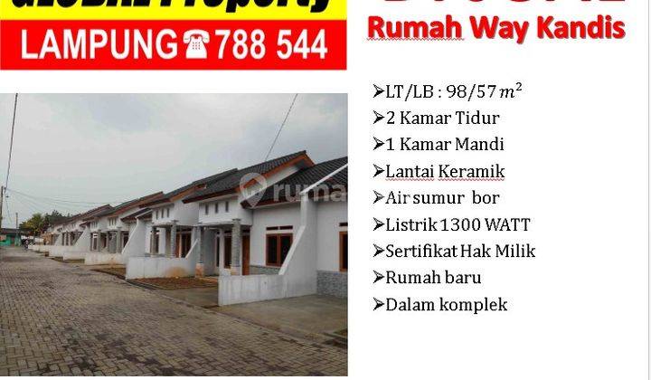 Promo rumah baru diway kandis, bebas biaya KPR 1