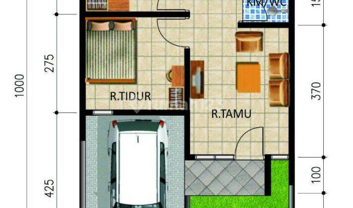 RUMAH 1 LANTAI MINIMALIS MODERN DEKAT STASIUN CISAUK TANGERANG 2