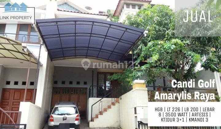 Rumah Siap Pakai Di Candi Golf Amarylis Raya 1